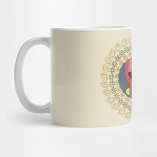 afro vintage style Mug